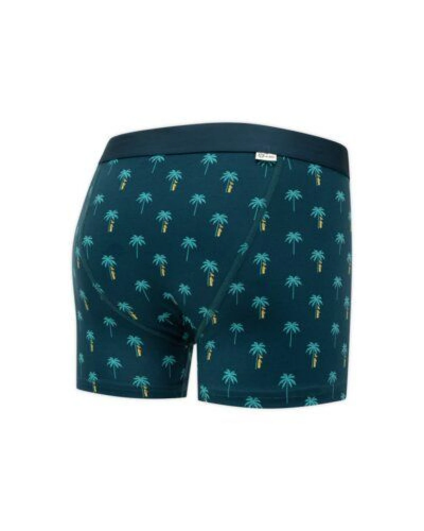 Petrolfarbene Boxer Briefs Blue A-Dam Palms – Ansicht 2