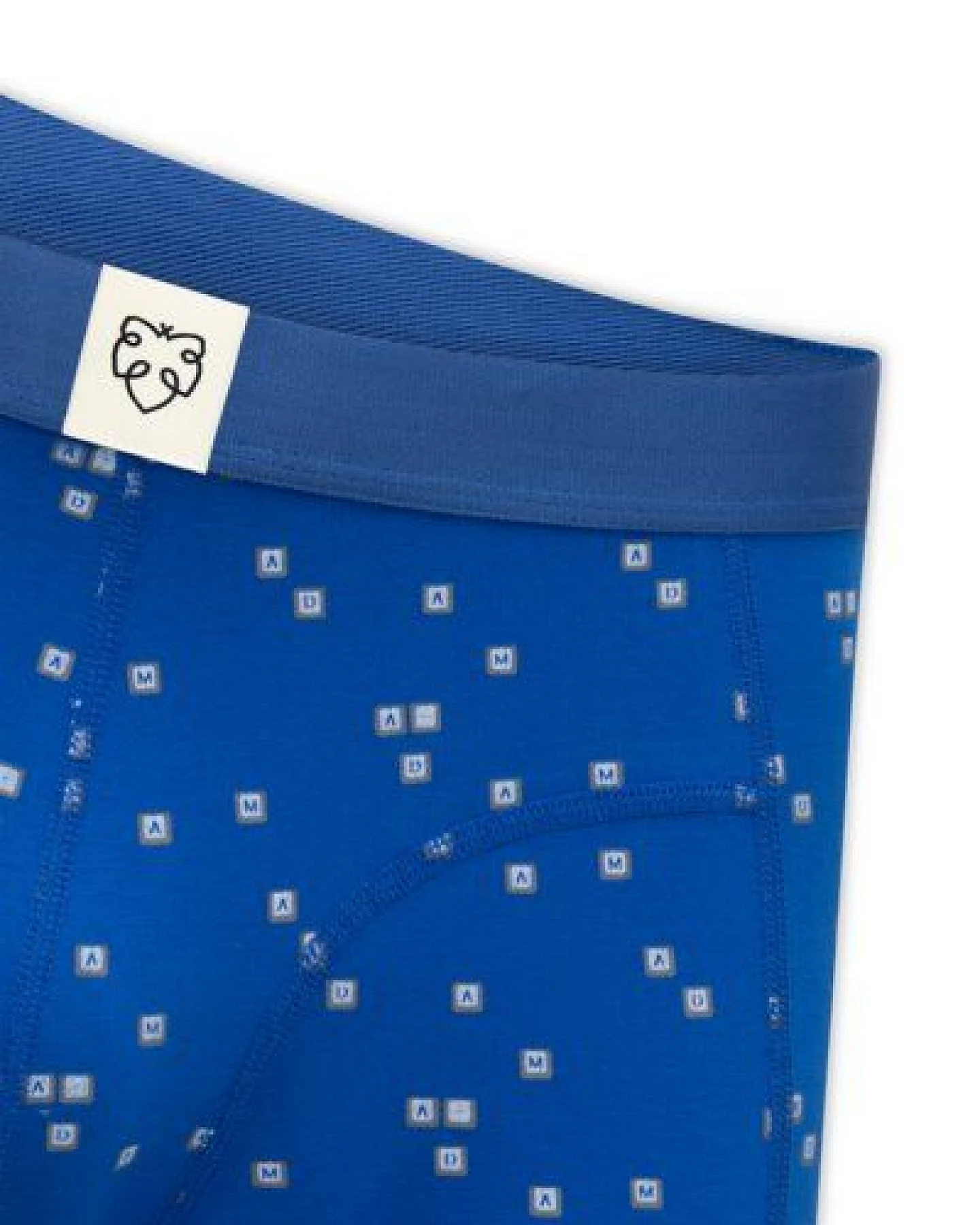 A-Dam Blaue Boxer Briefs Blue Keyboard – Ansicht 3