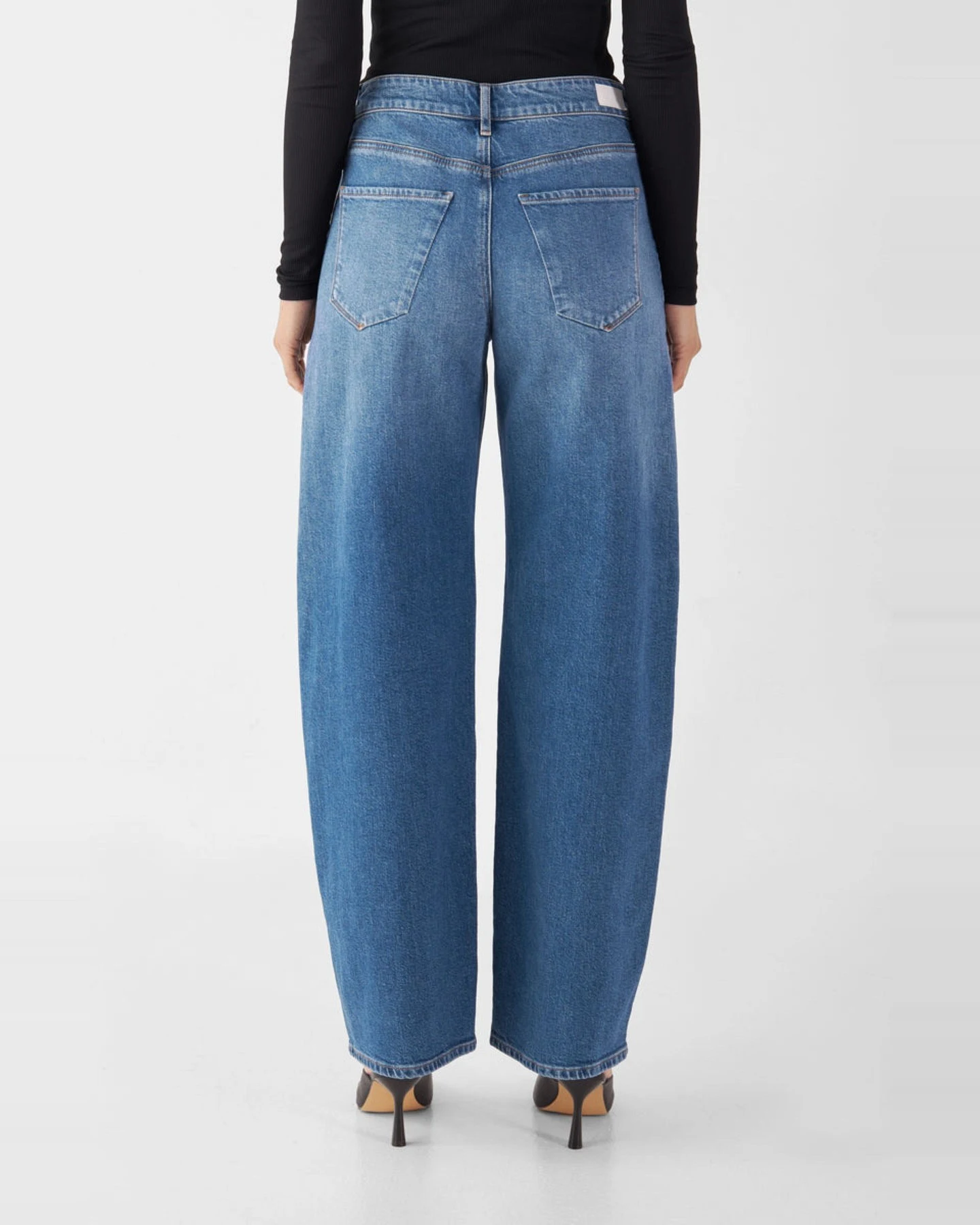 Jeans Ash Barrel Medium Blue – Ansicht 3