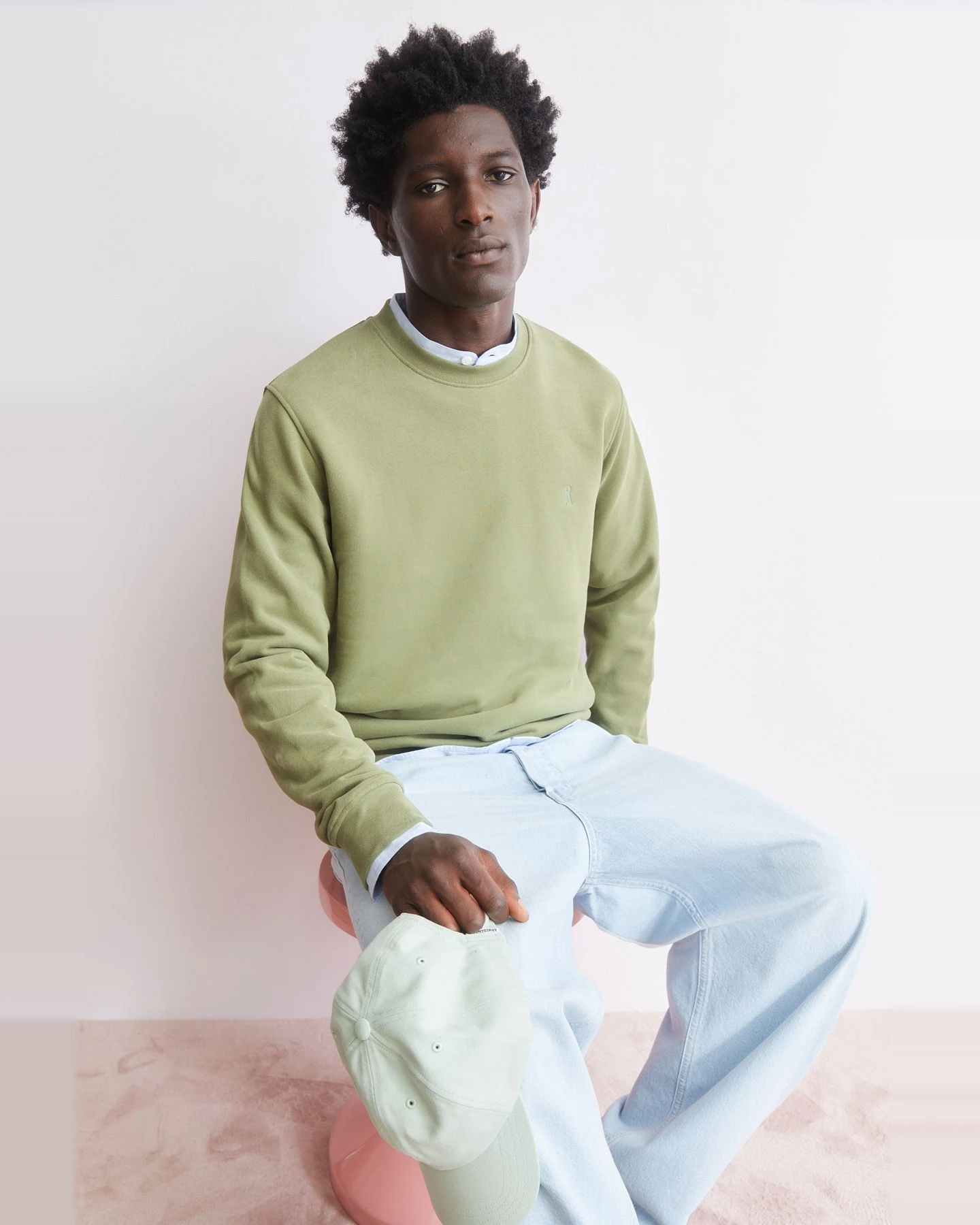 Sweatshirts Baaro Loop Grün – Ansicht 4