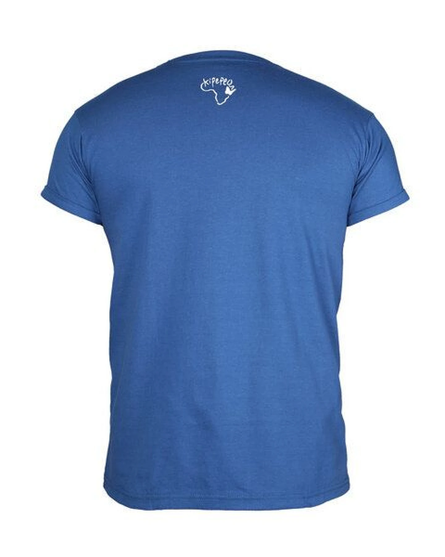 Kipepeo-Clothing Herren T-Shirt aus Bio-Baumwolle FAHRRAD blau Made in Africa – Ansicht 4