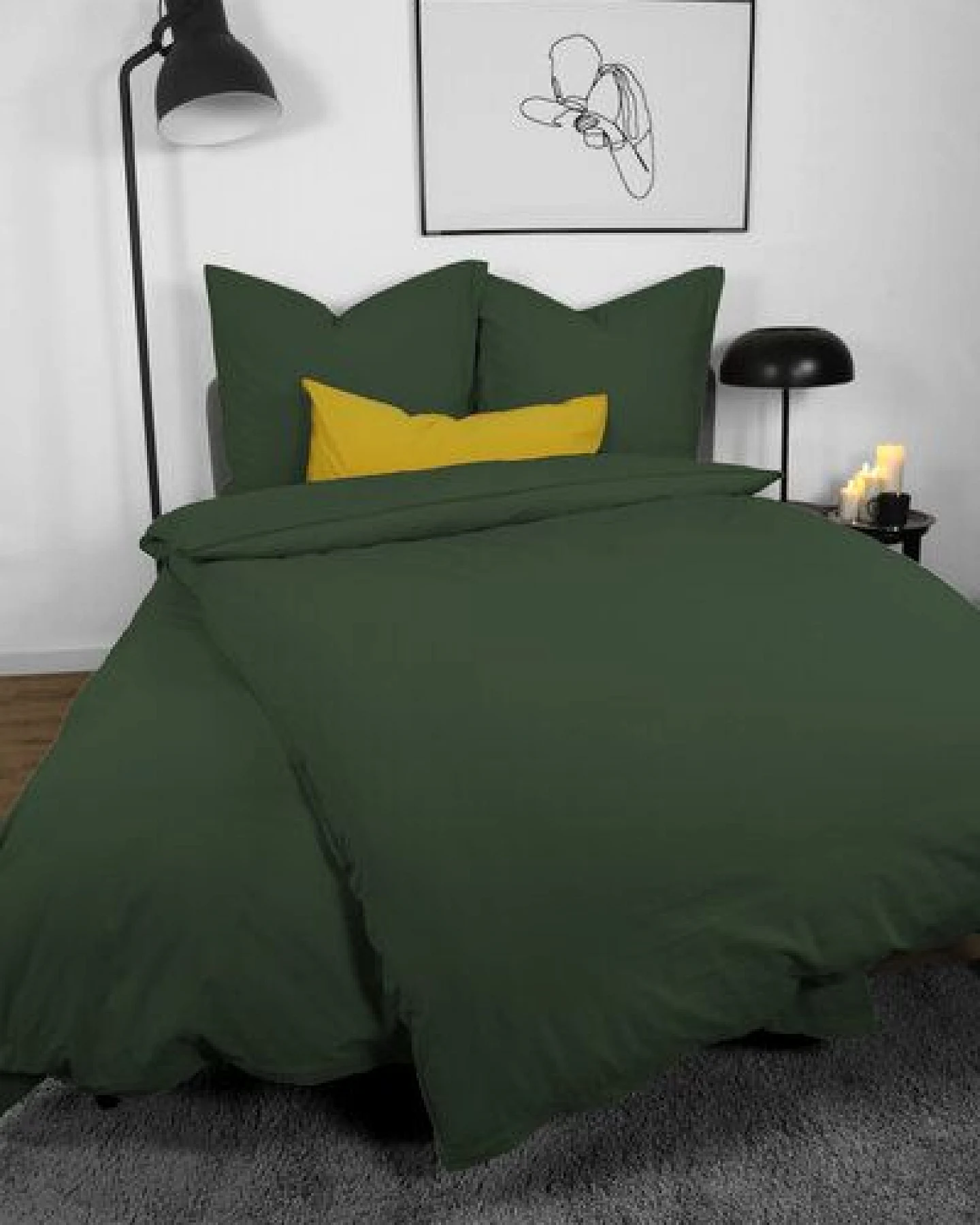 jilda-tex Bettwäsche 100% Bio-Baumwolle 135x200cm / 155x220cm 200x200cm – Ansicht 2