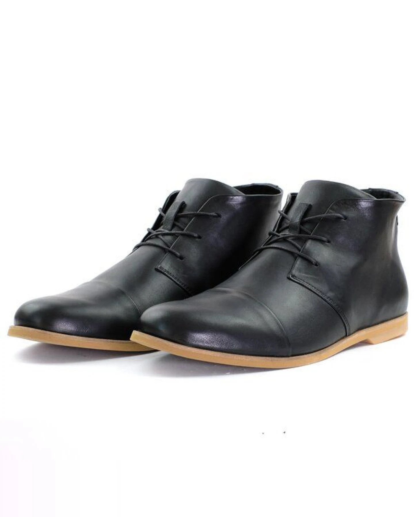 SORBAS '87 Leder Boots Schnürschuhe – Ansicht 2