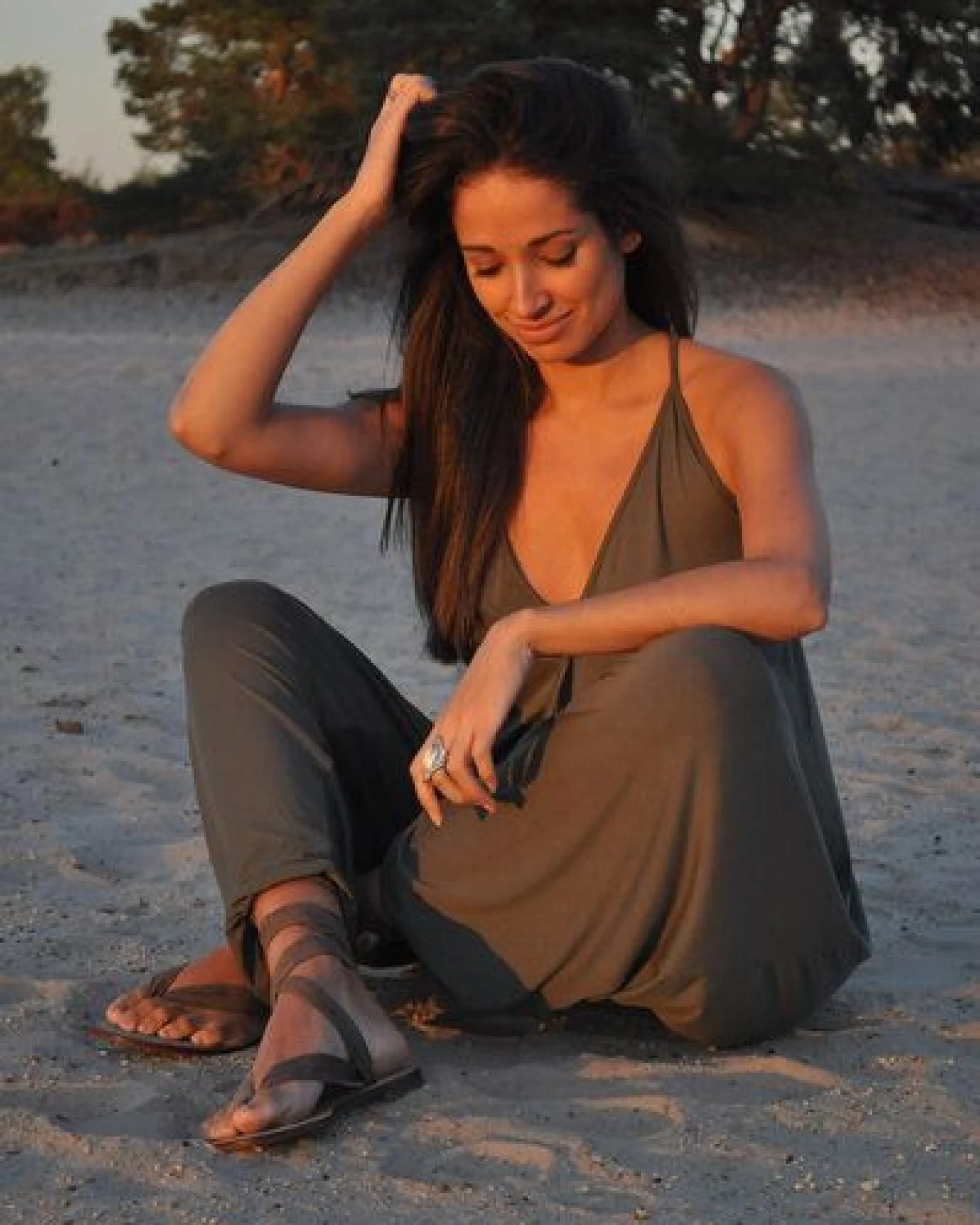 Rarámuri Sandalen mit austauschbaren Bändern - Cancun vegan – Ansicht 4