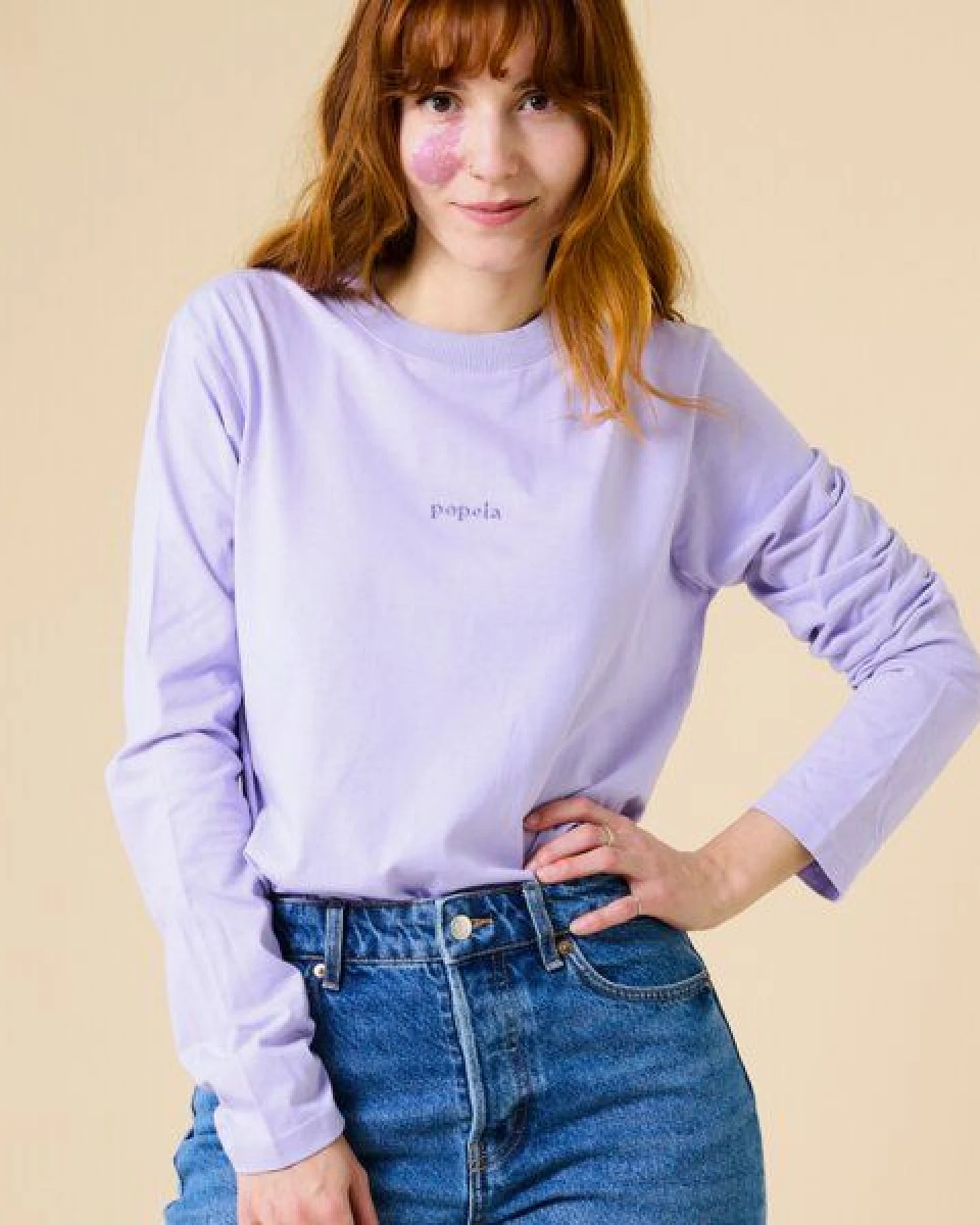 popeia Damen Langarmshirt aus Bio-Baumwolle – Ansicht 3