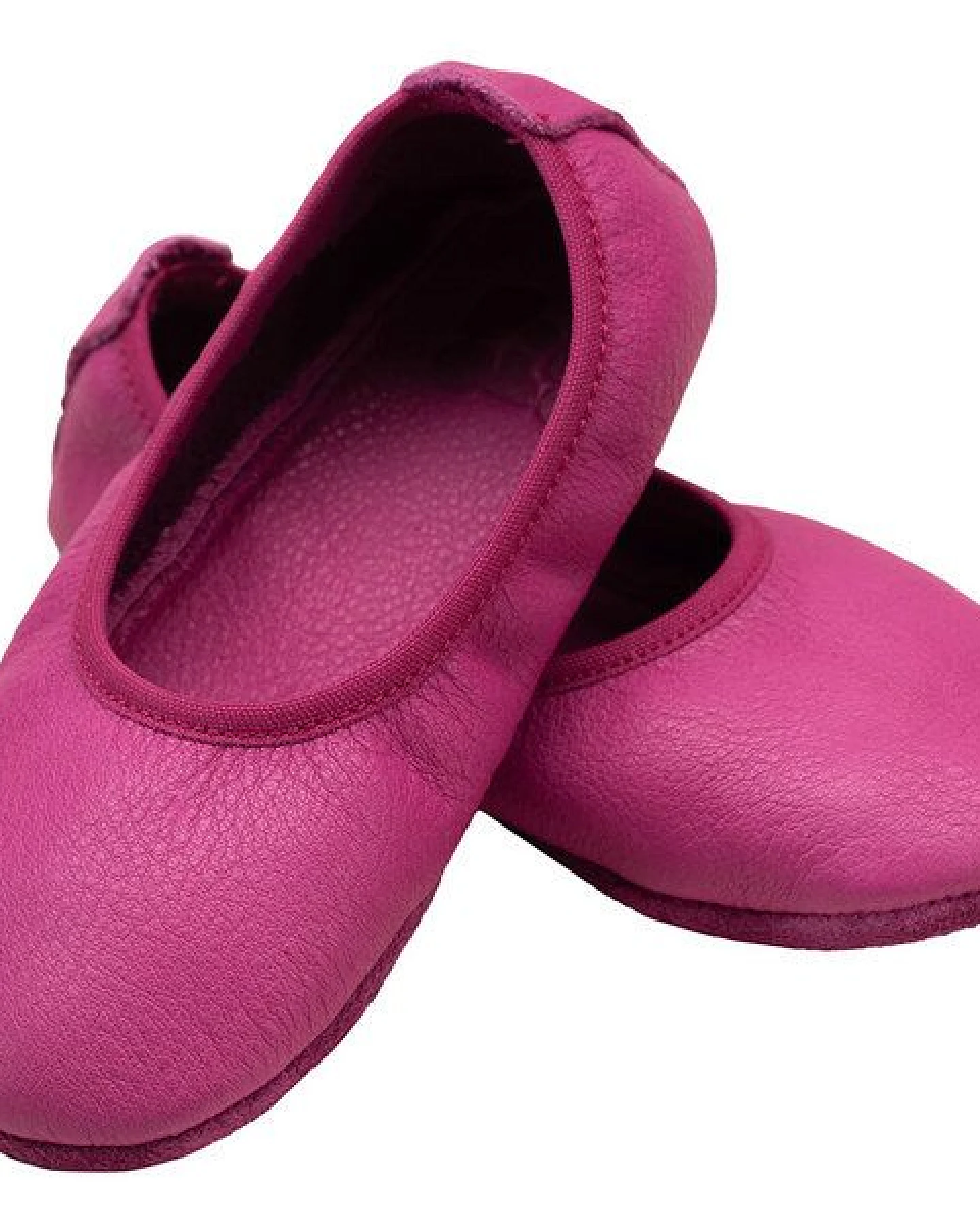 Pololo Barfuß-Ballerina aus pflanzlich gegerbtem Leder mit Ledersohle, Größen 20-34 – Ansicht 2