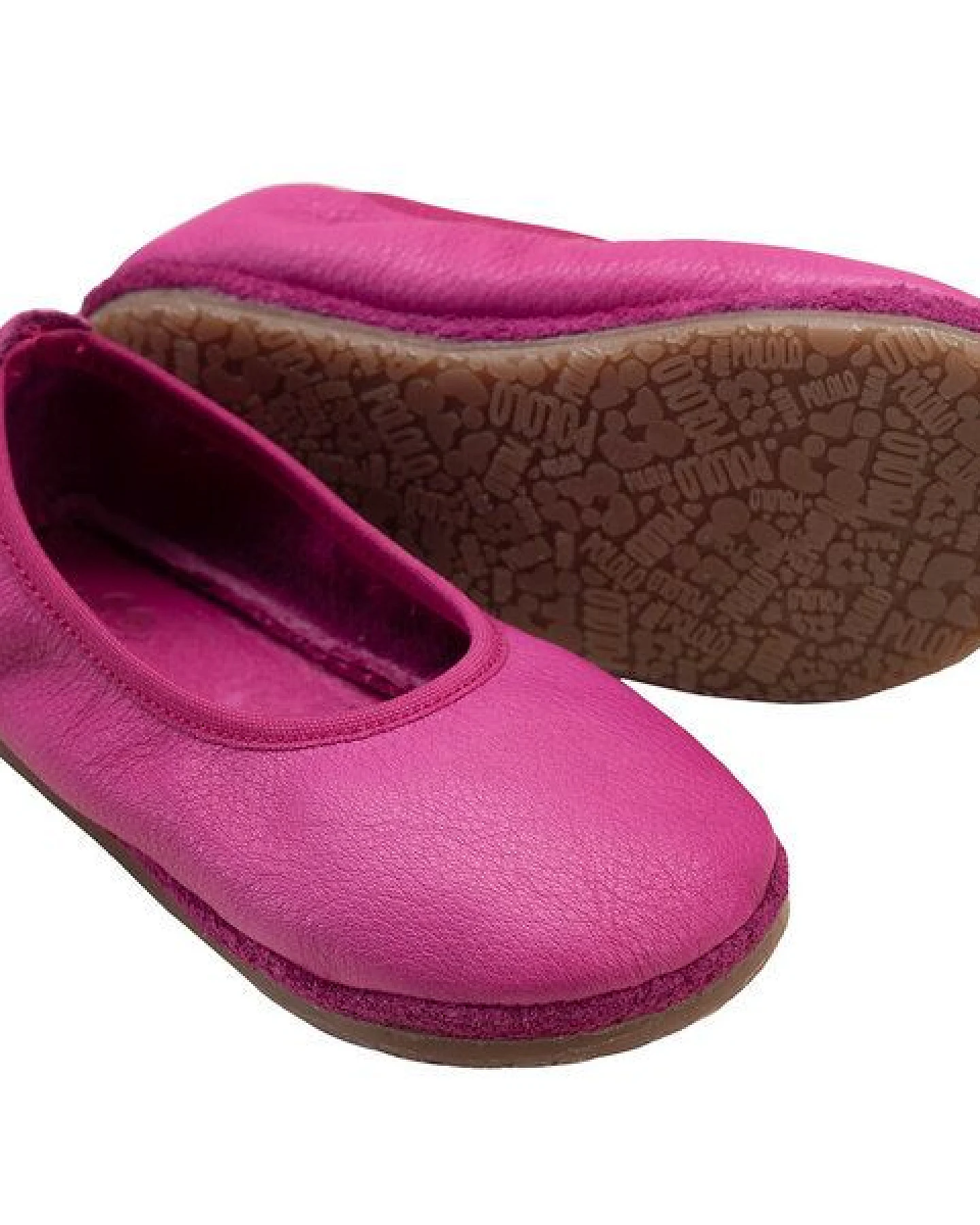 Pololo Barfuß-Ballerina aus pflanzlich gegerbtem Leder mit Gummisohle, Größen 20-34 – Ansicht 2