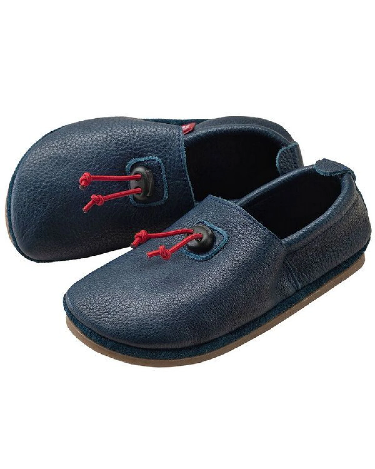 Pololo Barfußschuh/ Hausschuh "Cordel" outdoor, aus pflanzlich gegerbtem Leder mit Gummisohle, für drinnen und draussen, Größen 20-34 – Ansicht 2