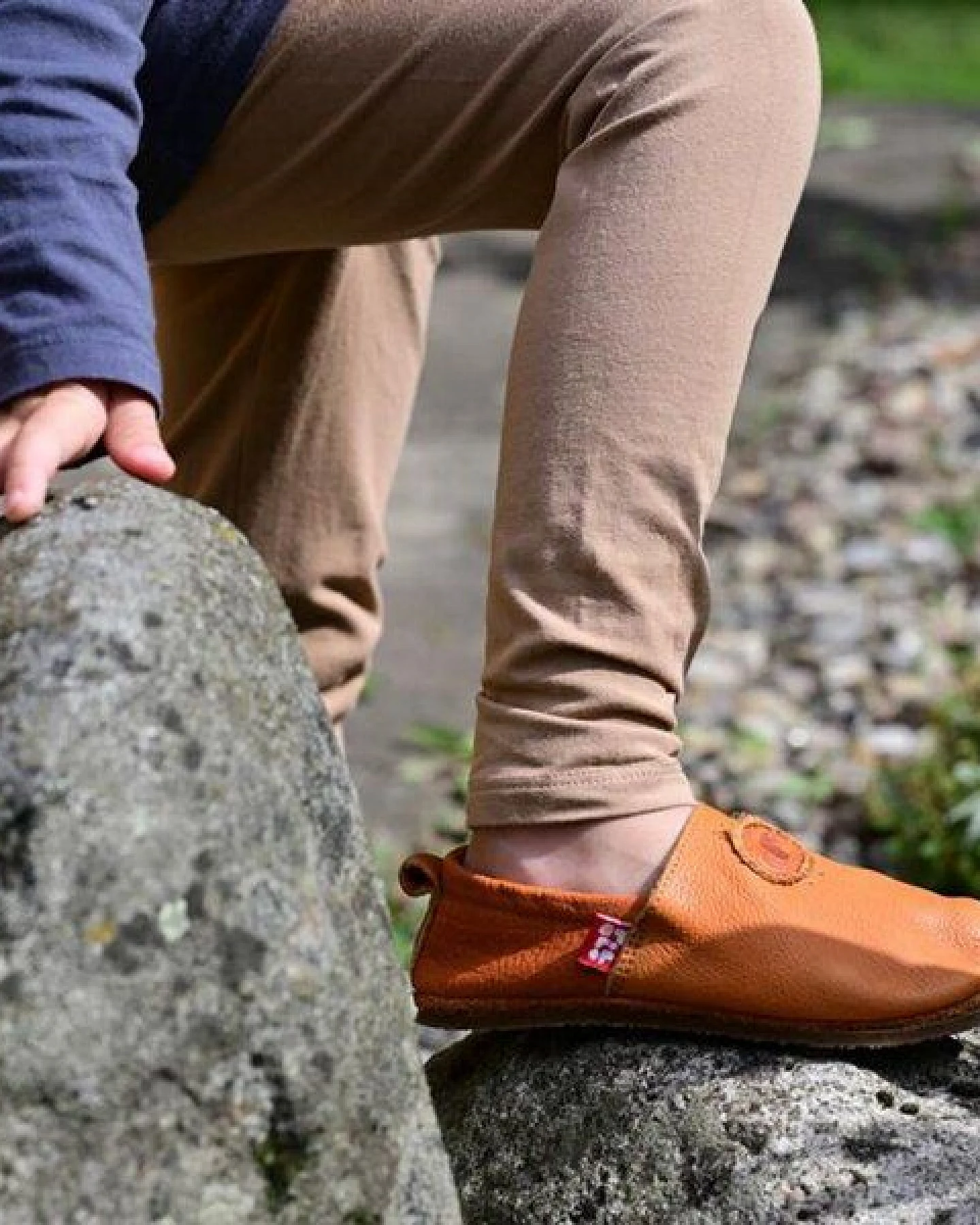 Pololo Barfußschuh, Hausschuh mit Gummisohle (TPR), verschiedene Farben – Ansicht 3