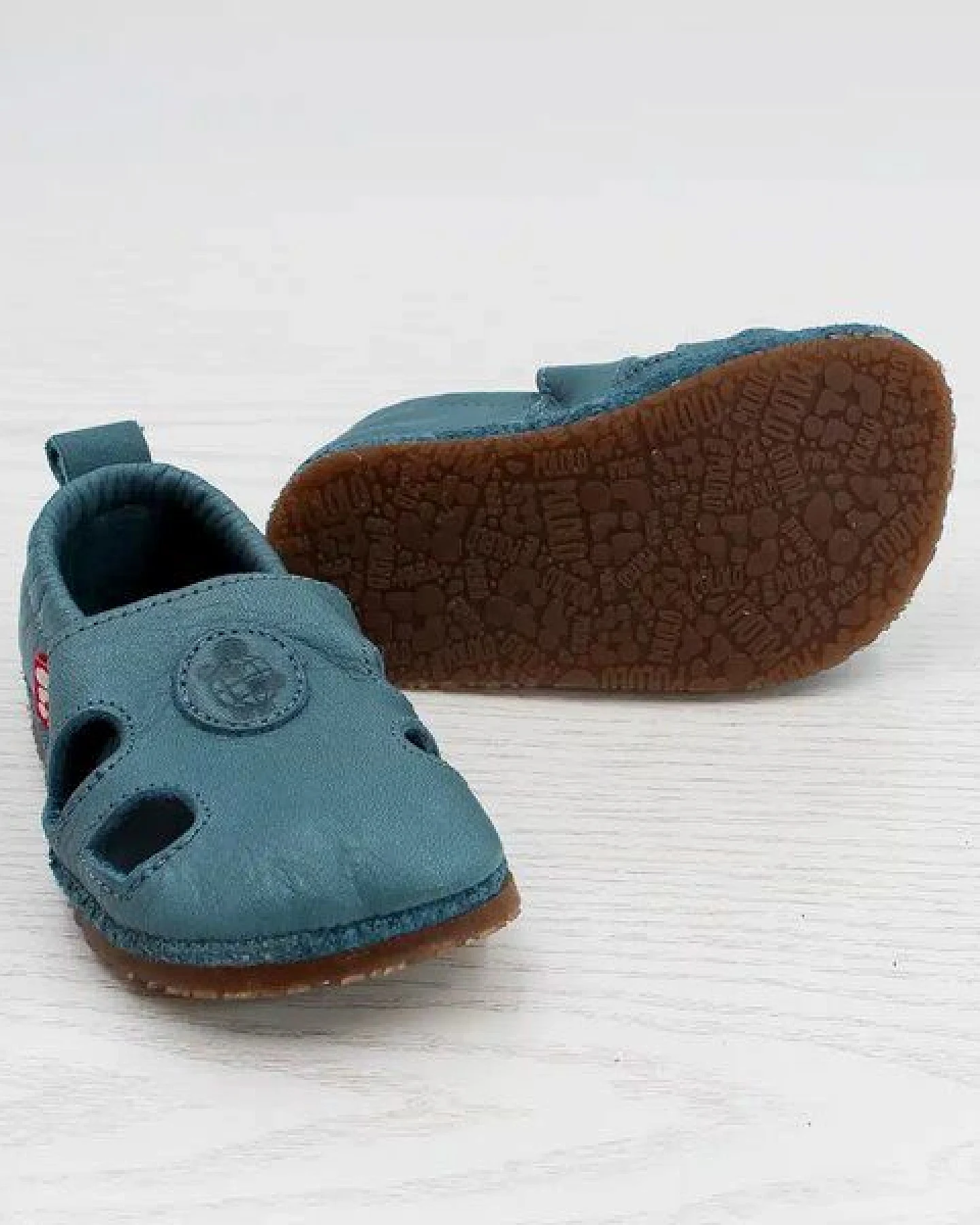Pololo Barfußschuh "Sommer" aus pflanzlich gegerbtem Leder mit Gummisohle, Größen 20-34 – Ansicht 3