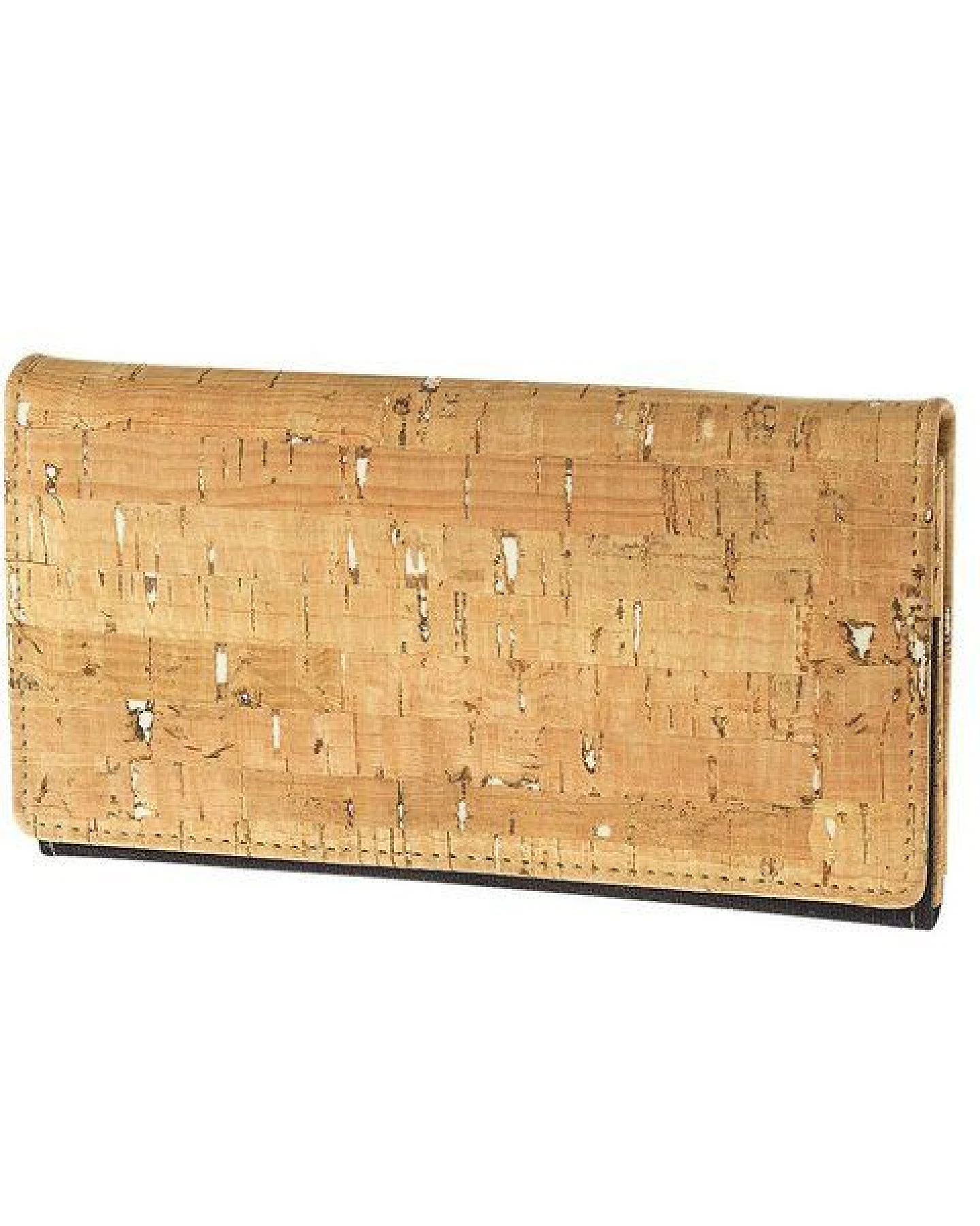 weltPartner Portemonnaie / Geldbeutel aus Kork und Bio-Baumwolle, 16x9cm – Ansicht 2