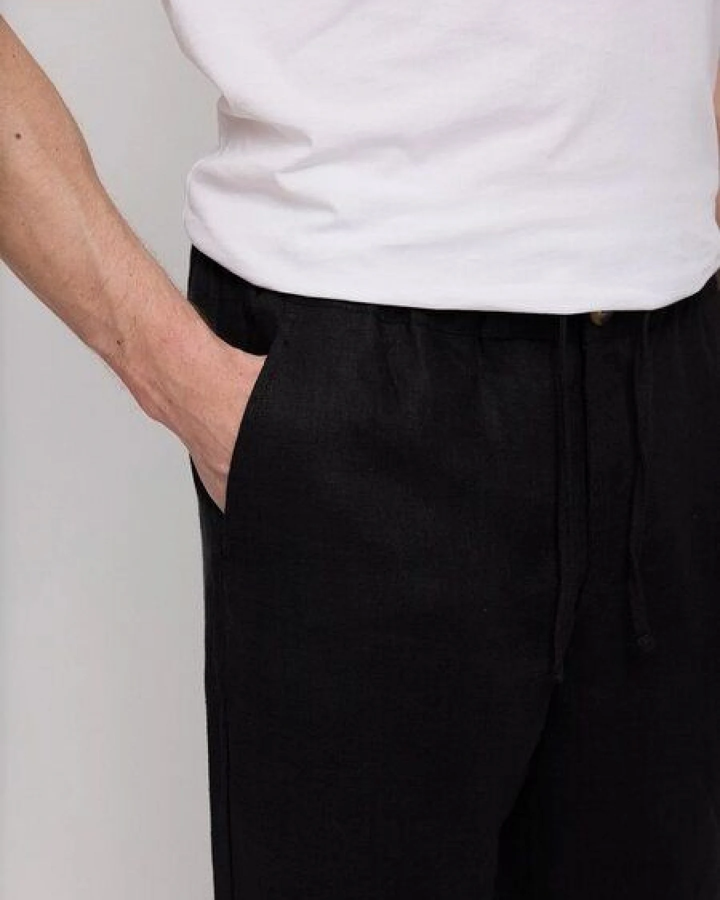 Mazine Hose - Regular Linen - aus Leinen – Ansicht 2