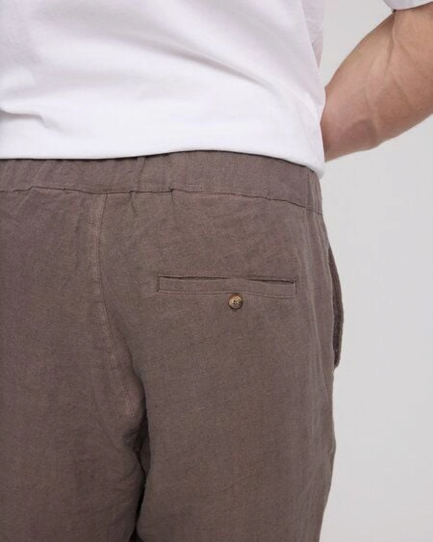Mazine Hose - Regular Linen - aus Leinen – Ansicht 3