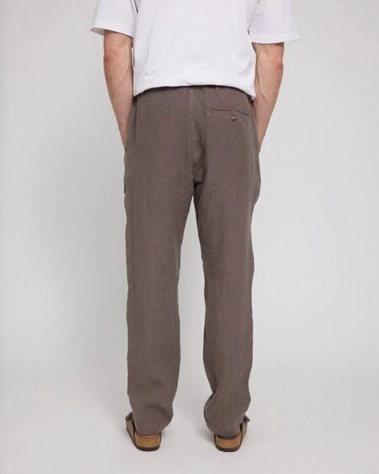 Mazine Hose - Regular Linen - aus Leinen – Ansicht 2