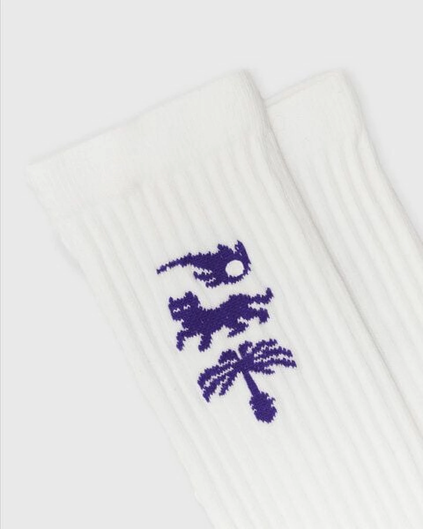 The Rice Society Gerippte Socken AVY I Weiß I Bio-Baumwolle I Unisex I Extra weiches Fußbett – Ansicht 3
