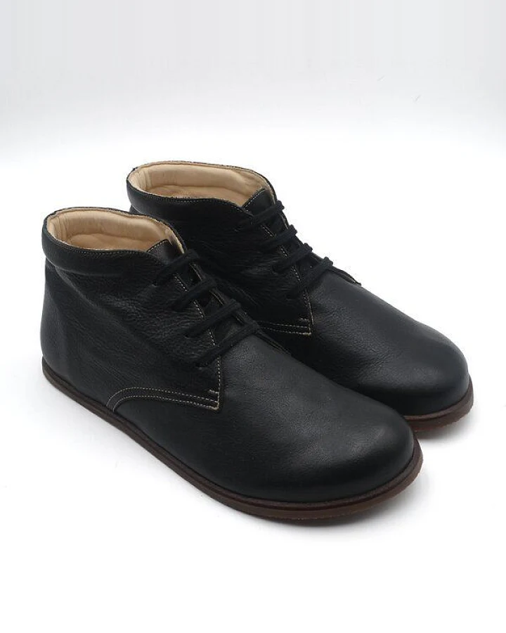 Pololo knöchelhoher Barfußschuh "Dublin", pflanzlich gegerbtes Leder
