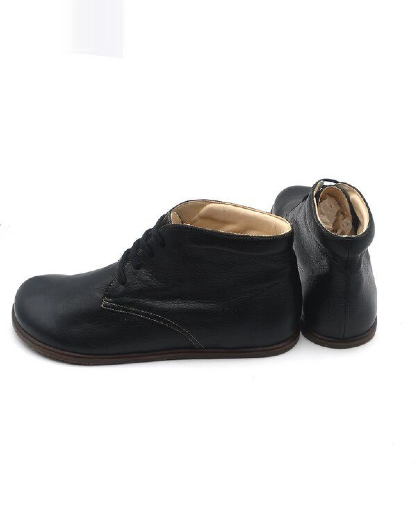Pololo knöchelhoher Barfußschuh "Dublin", pflanzlich gegerbtes Leder – Ansicht 2