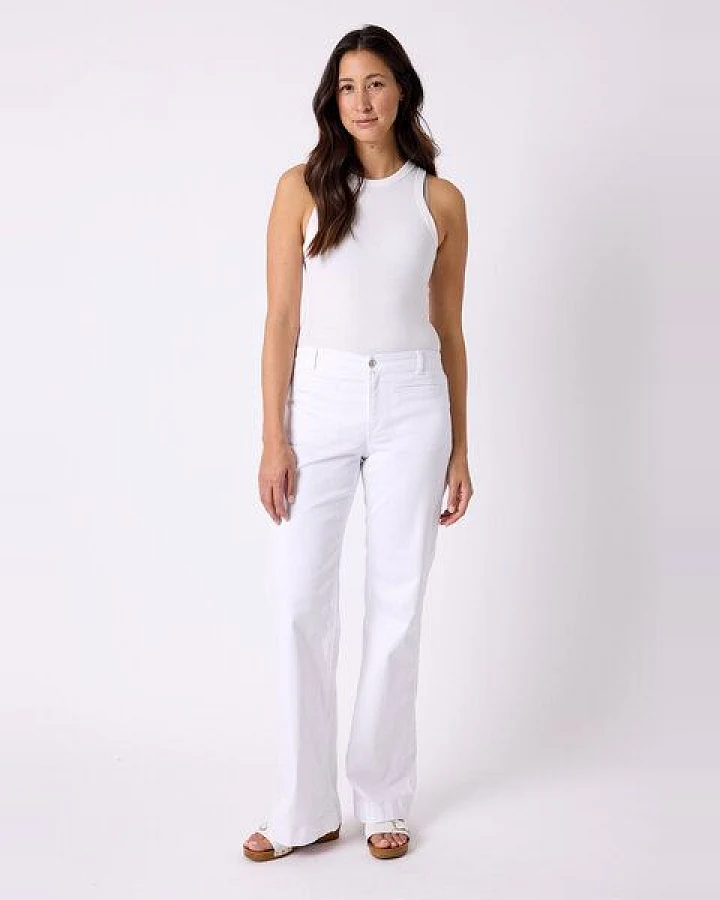 FUTURE:PEOPLE. 06:12 WIDE LEG FRAME- Damen Jeans aus Comfort-Stretch-Denim mit Bio-Baumwolle (30612 0 1010)