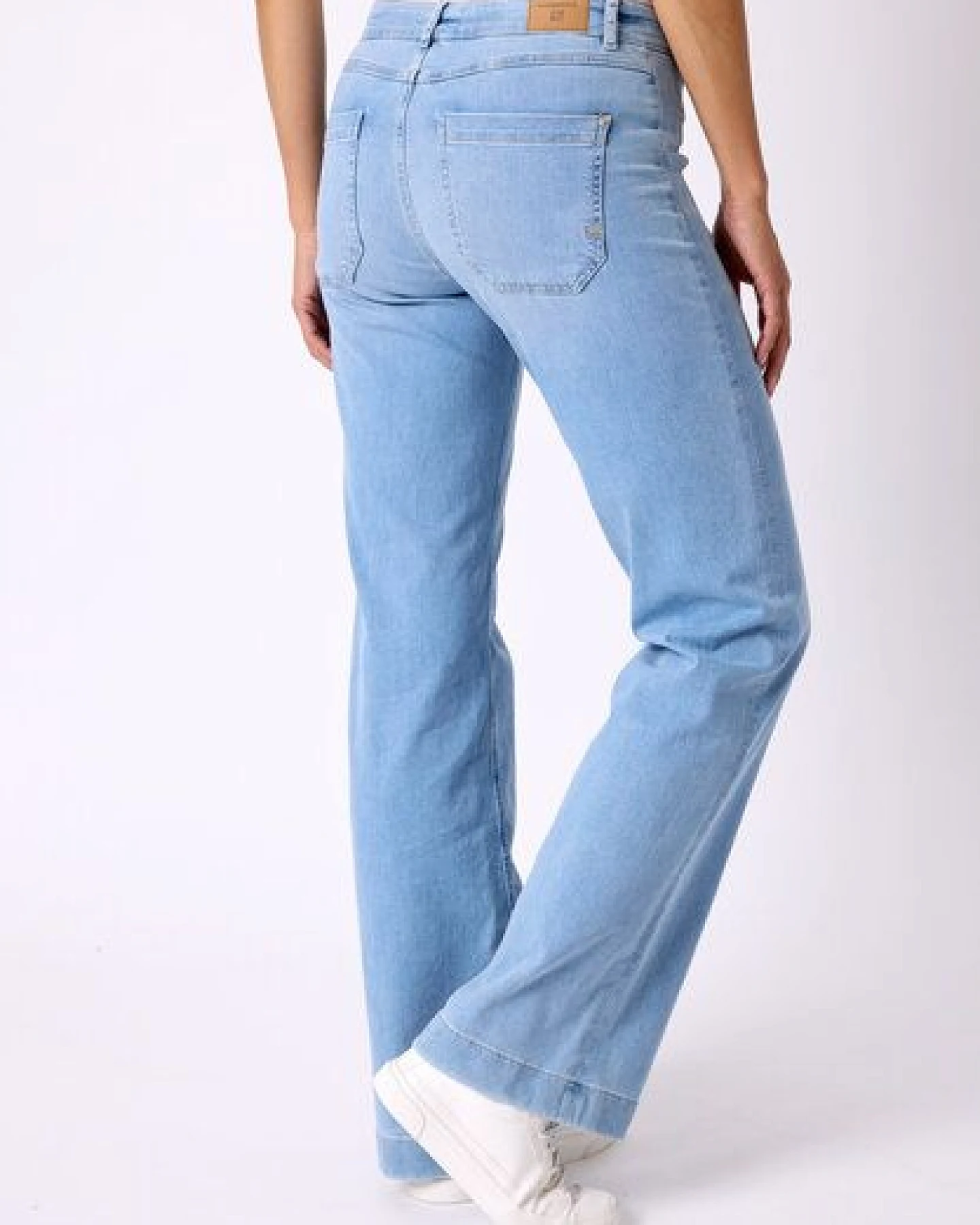FUTURE:PEOPLE. 06:12 WIDE LEG FRAME- Damen Jeans aus leichtem Stretch-Denim aus Bio-Baumwoll/ Tencel-Mix (30612 0 1004) – Ansicht 3