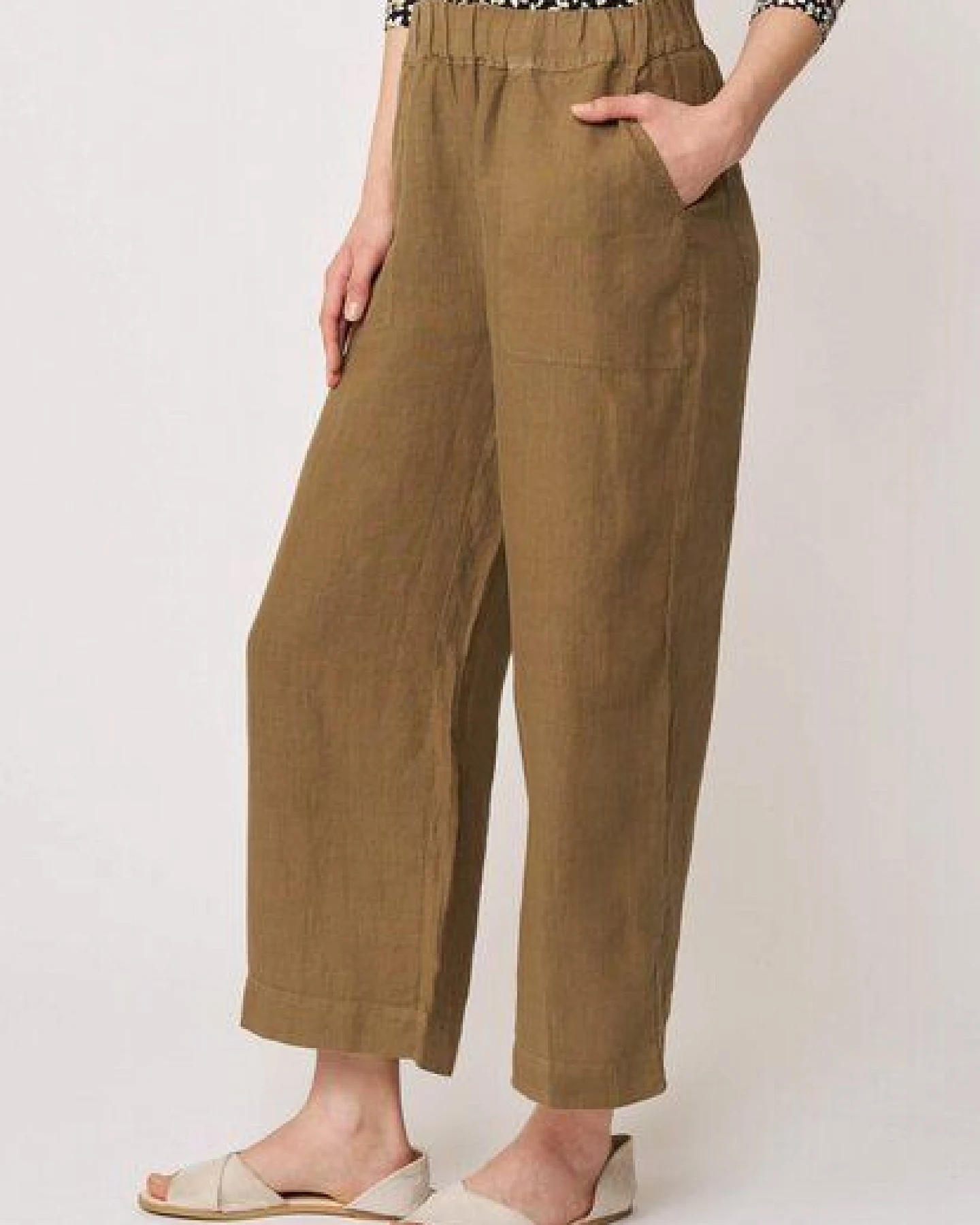 LANA Organic Leinenhose für Damen, Modell Jarina – Ansicht 2