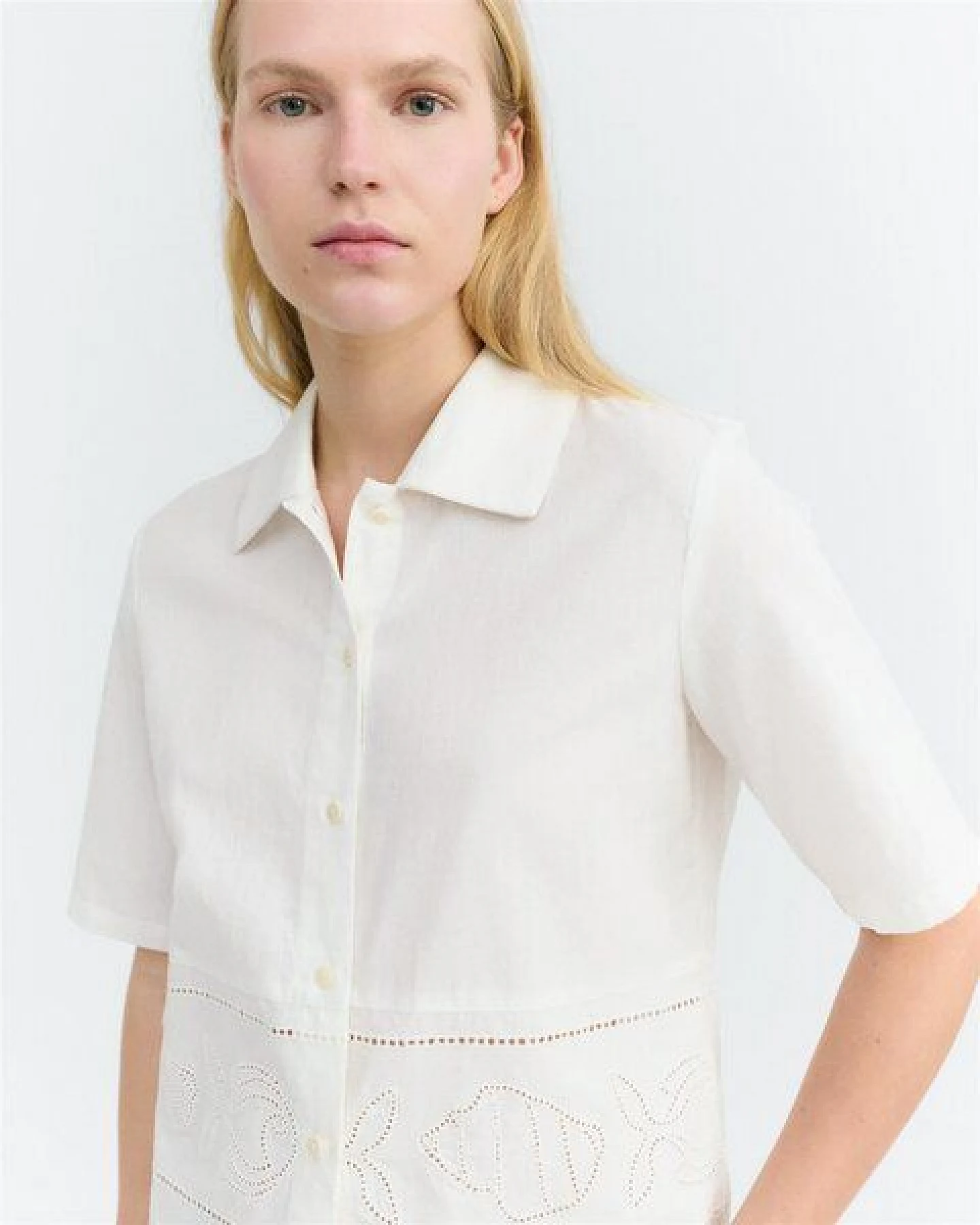 thinking mu Kurzarm Bluse Modell: Vainica – Ansicht 2