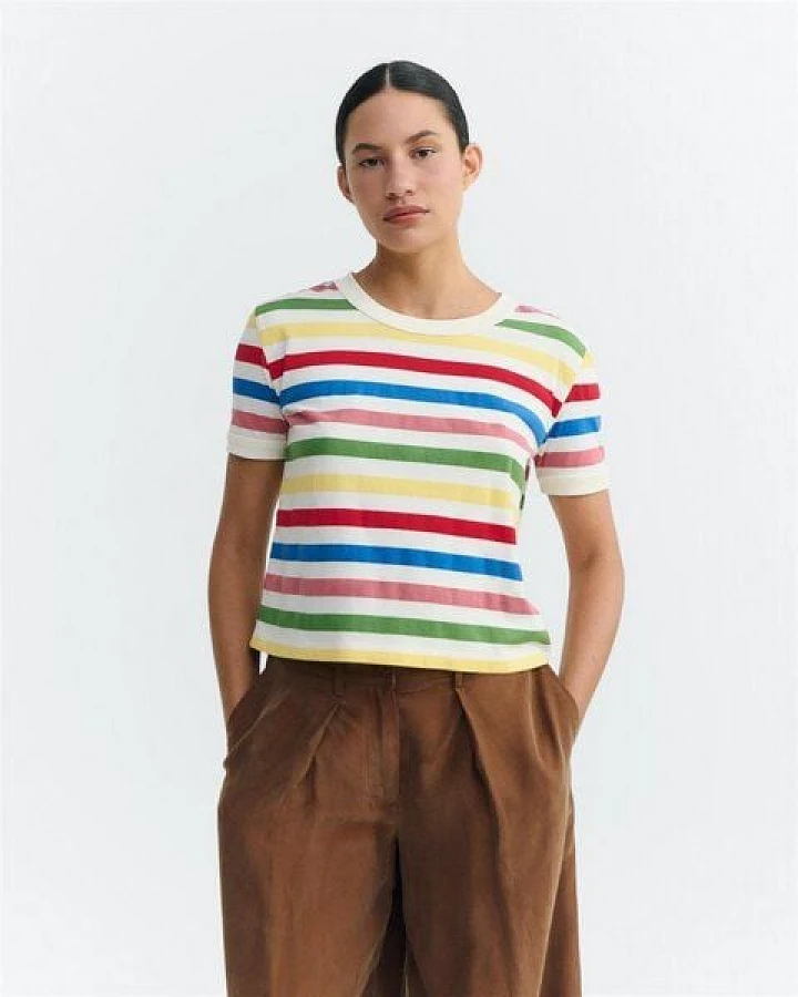 thinking mu Streifen T-Shirt Modell: Zowie