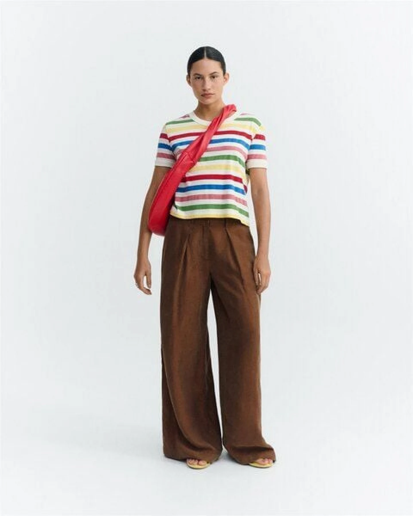 thinking mu Streifen T-Shirt Modell: Zowie – Ansicht 4