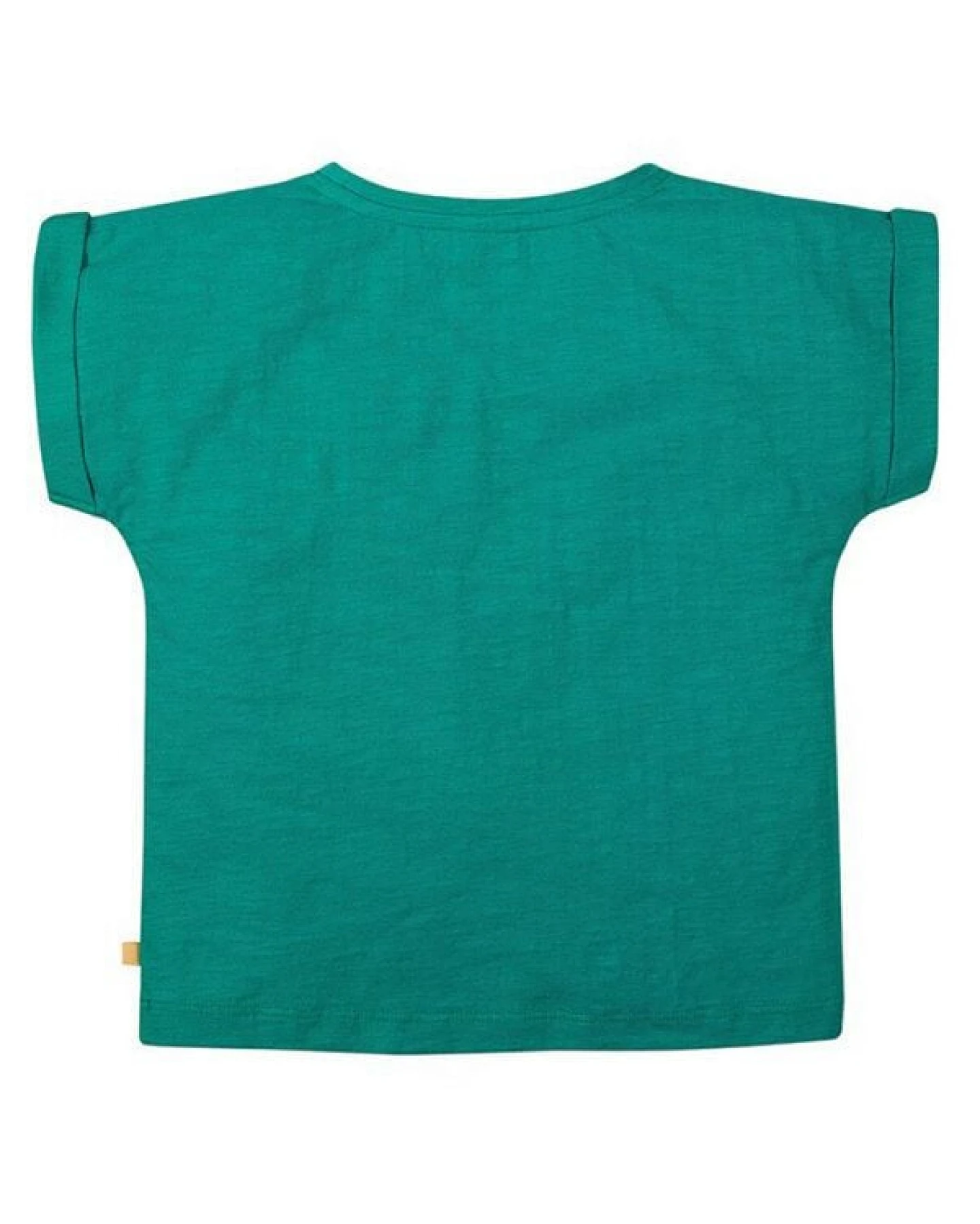 Frugi T-Shirt Herz in pazifik-grün Sophia Slub T-Shirt Jewel/Heart – Ansicht 3
