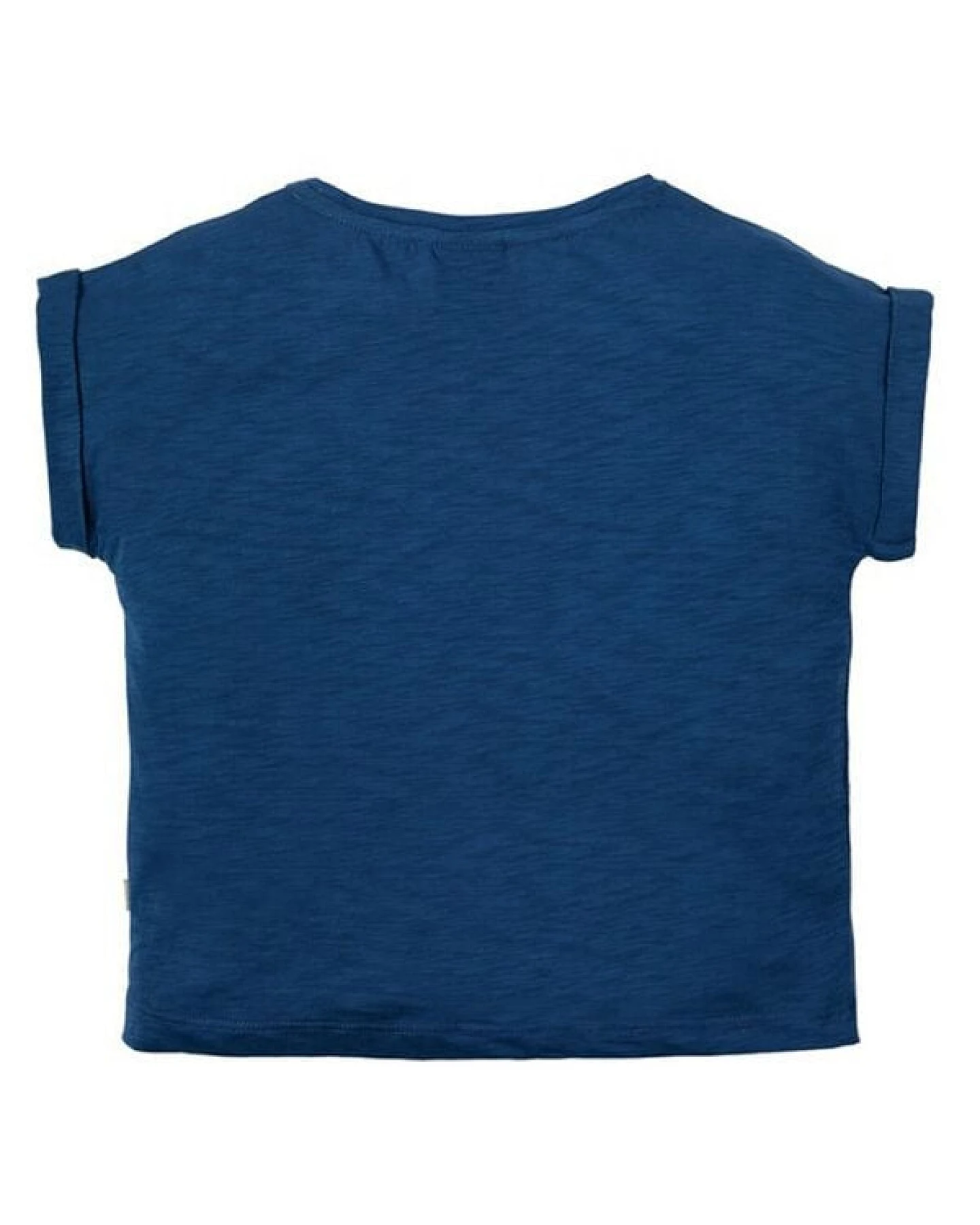 Frugi T-Shirt Wolke in blau Sophia Slub T-Shirt Marine Blue/Cloud – Ansicht 3