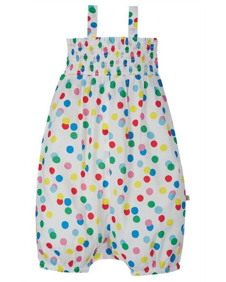 Frugi Latzhose Suri mit Polka Dots Sommerhose