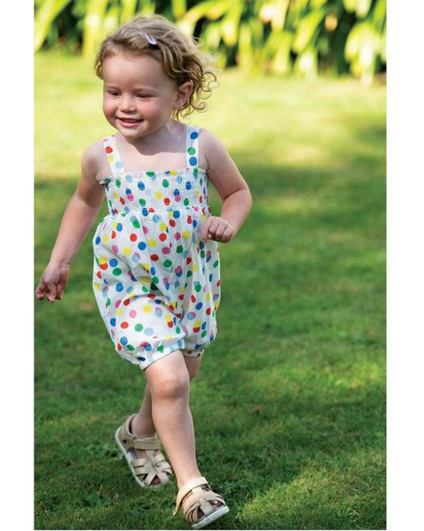 Frugi Latzhose Suri mit Polka Dots Sommerhose – Ansicht 2