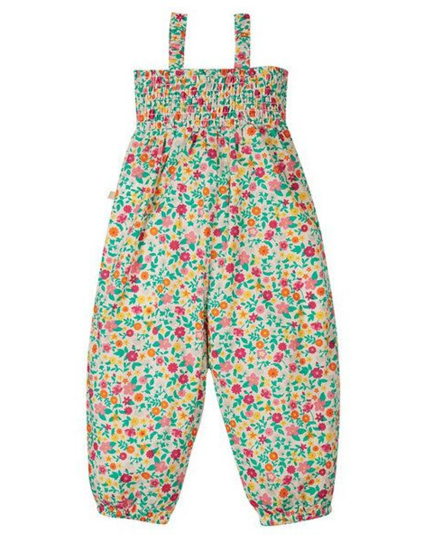 Frugi Latzhose Safia mit Blumenmuster Sommerhose – Ansicht 3