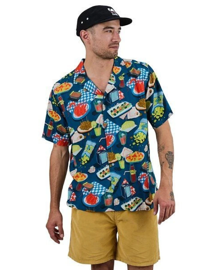 Brava Fabrics Kurzarm-Hemd Chiringuito Aloha