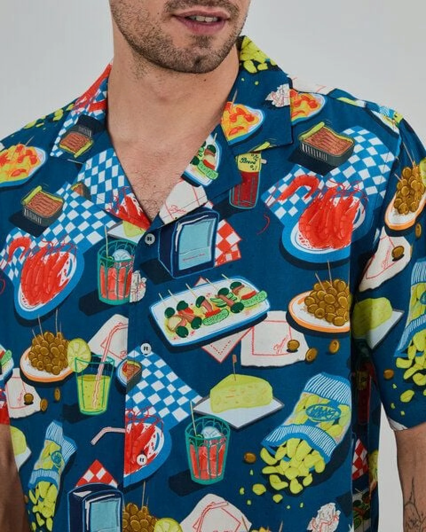 Brava Fabrics Kurzarm-Hemd Chiringuito Aloha – Ansicht 3