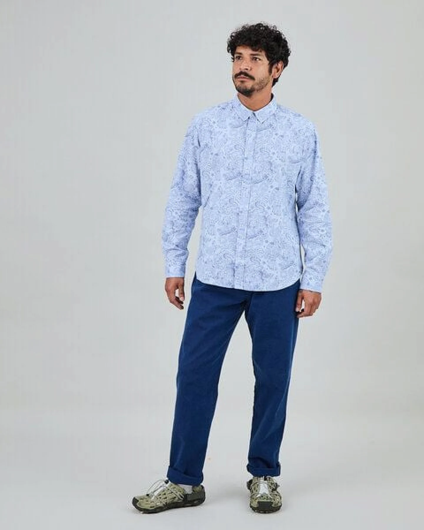 Brava Fabrics Langarm-Hemd Asis Percales Crocodylus – Ansicht 3