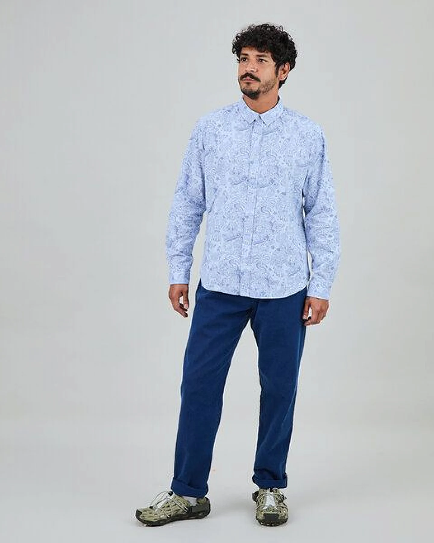 Brava Fabrics Langarm-Hemd Asis Percales Crocodylus – Ansicht 3