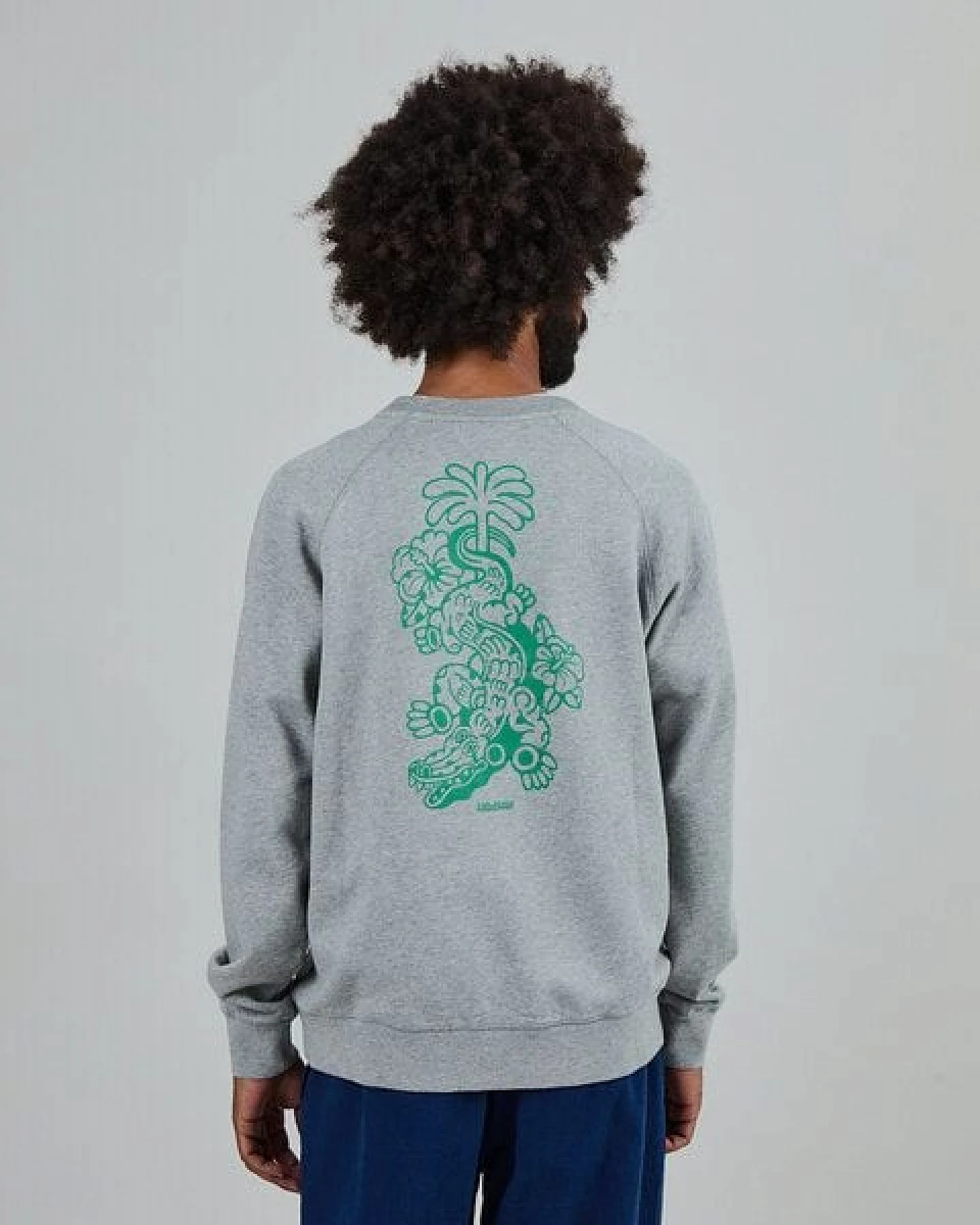 Brava Fabrics Sweatshirt Asis Percales Crocodylus – Ansicht 2