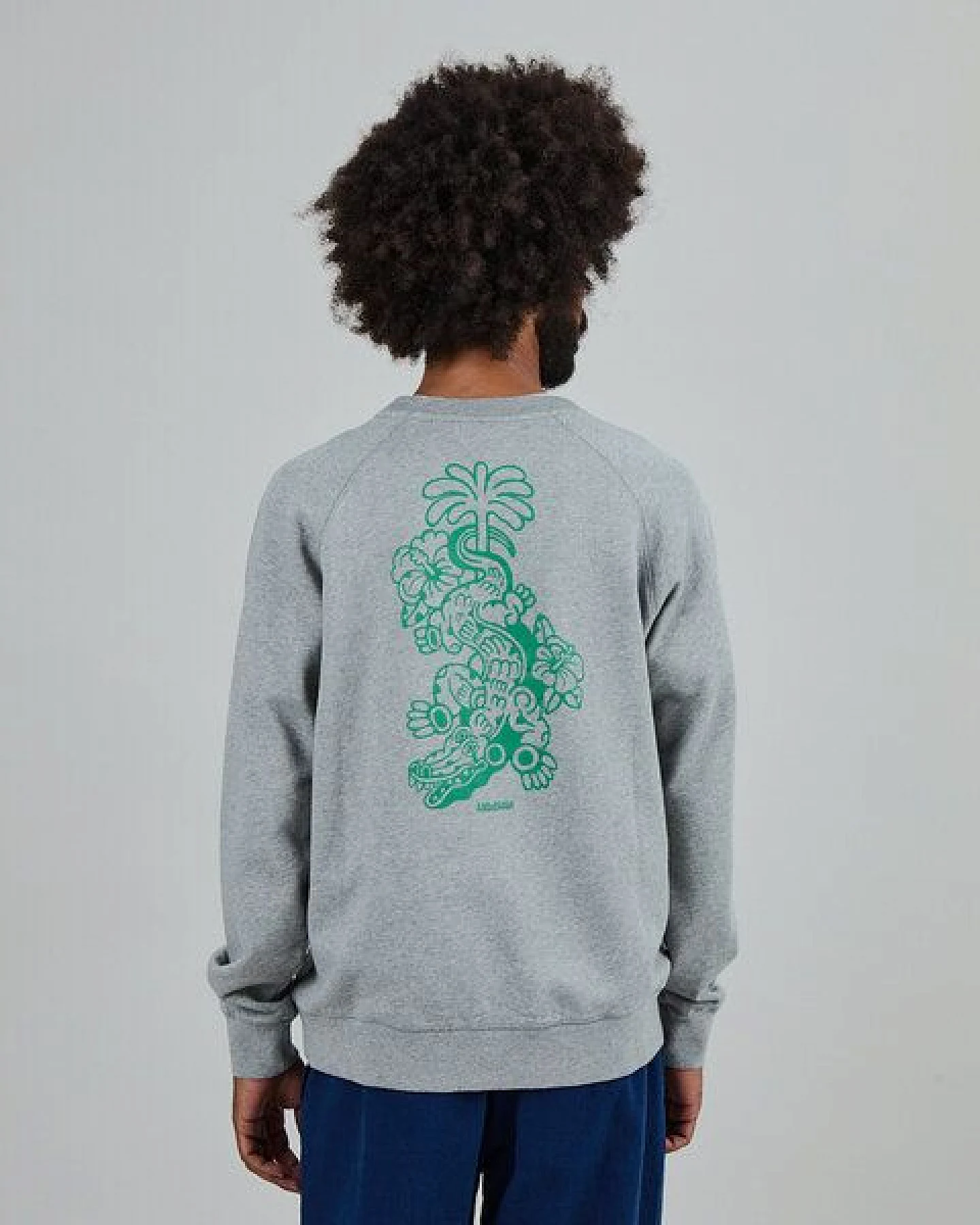 Brava Fabrics Sweatshirt Asis Percales Crocodylus – Ansicht 2