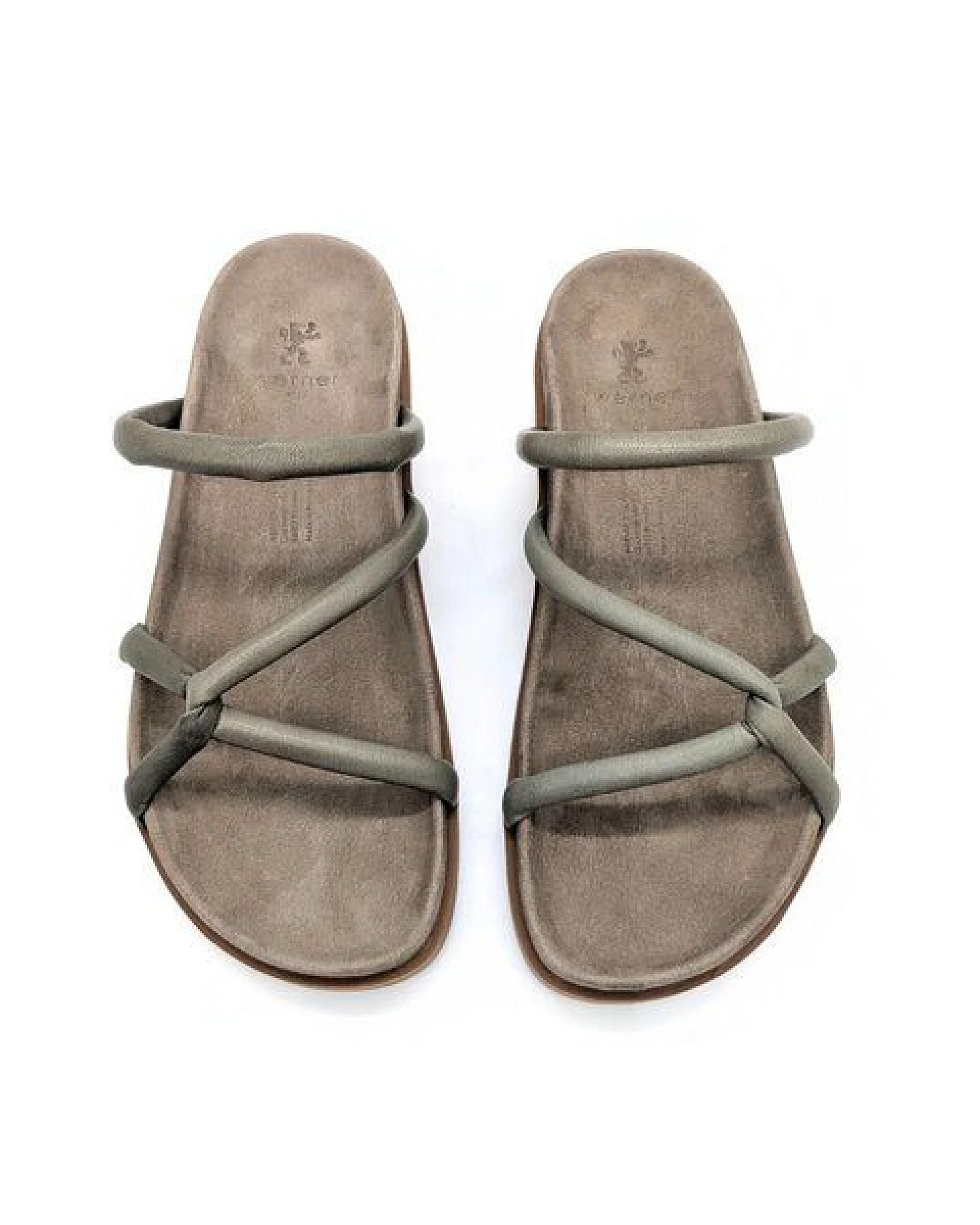 Werner Schuhe Fußbettpantolette Efeu - stone – Ansicht 2