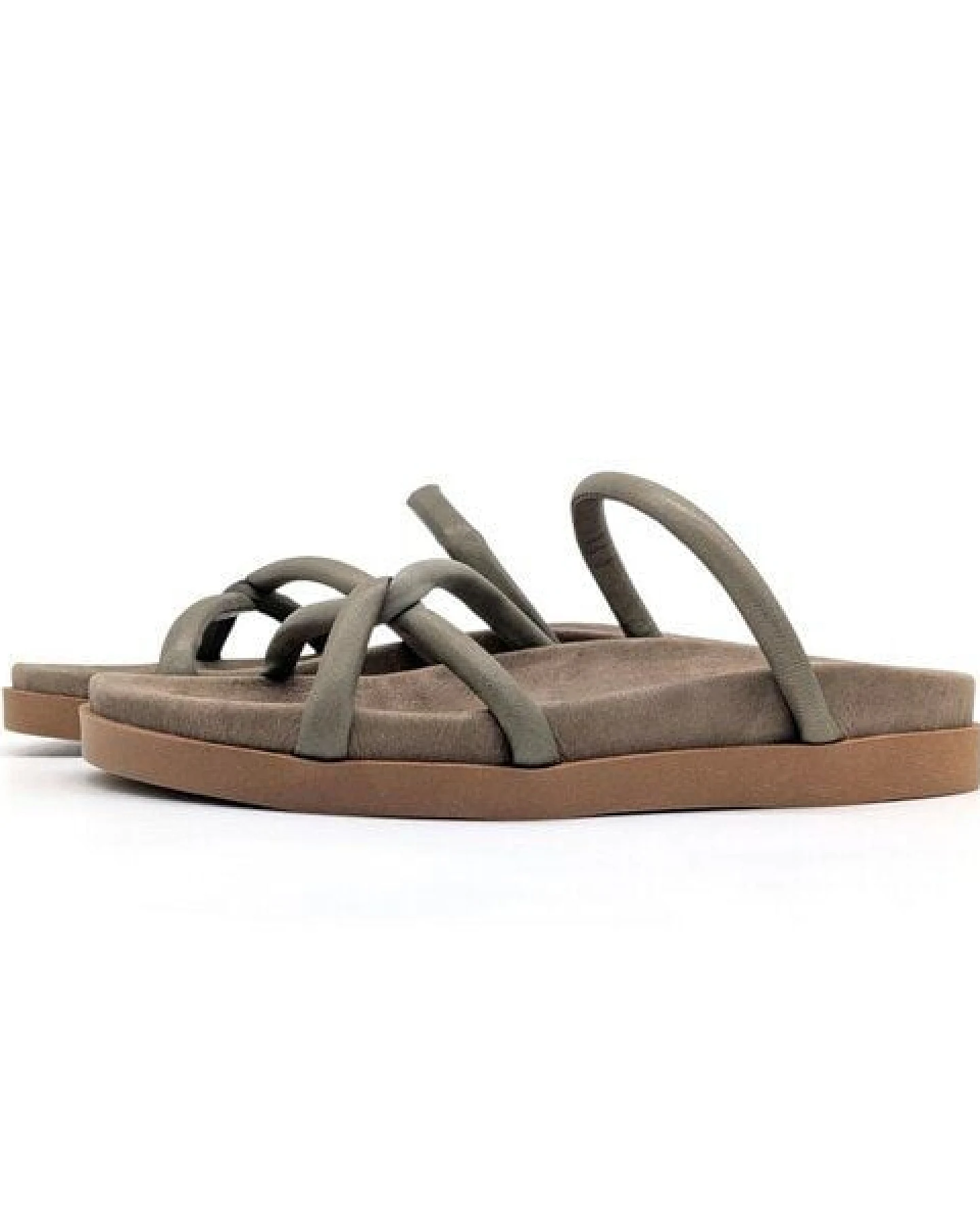 Werner Schuhe Fußbettpantolette Efeu - stone – Ansicht 3