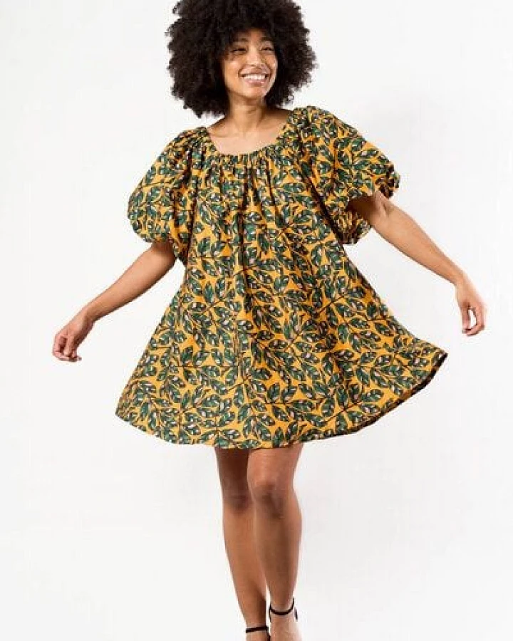 Nevice Kurzes Kleid aus Bio-Baumwolle