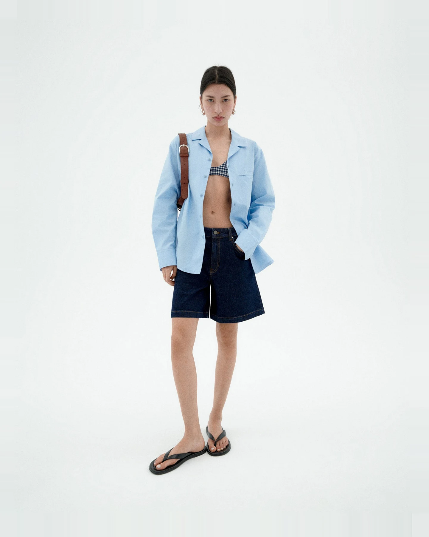 Thinking MU Damen vegan Short Luisa Dark Clean Blue – Ansicht 2