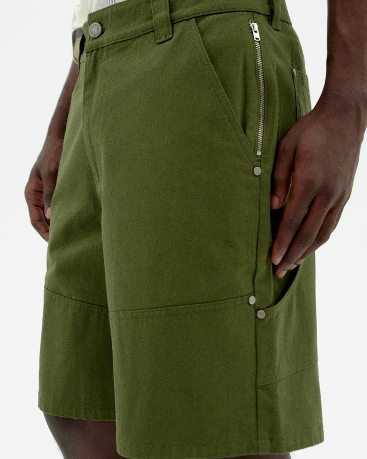 Thinking MU Herren vegan Shorts Bermuda Miles Grün