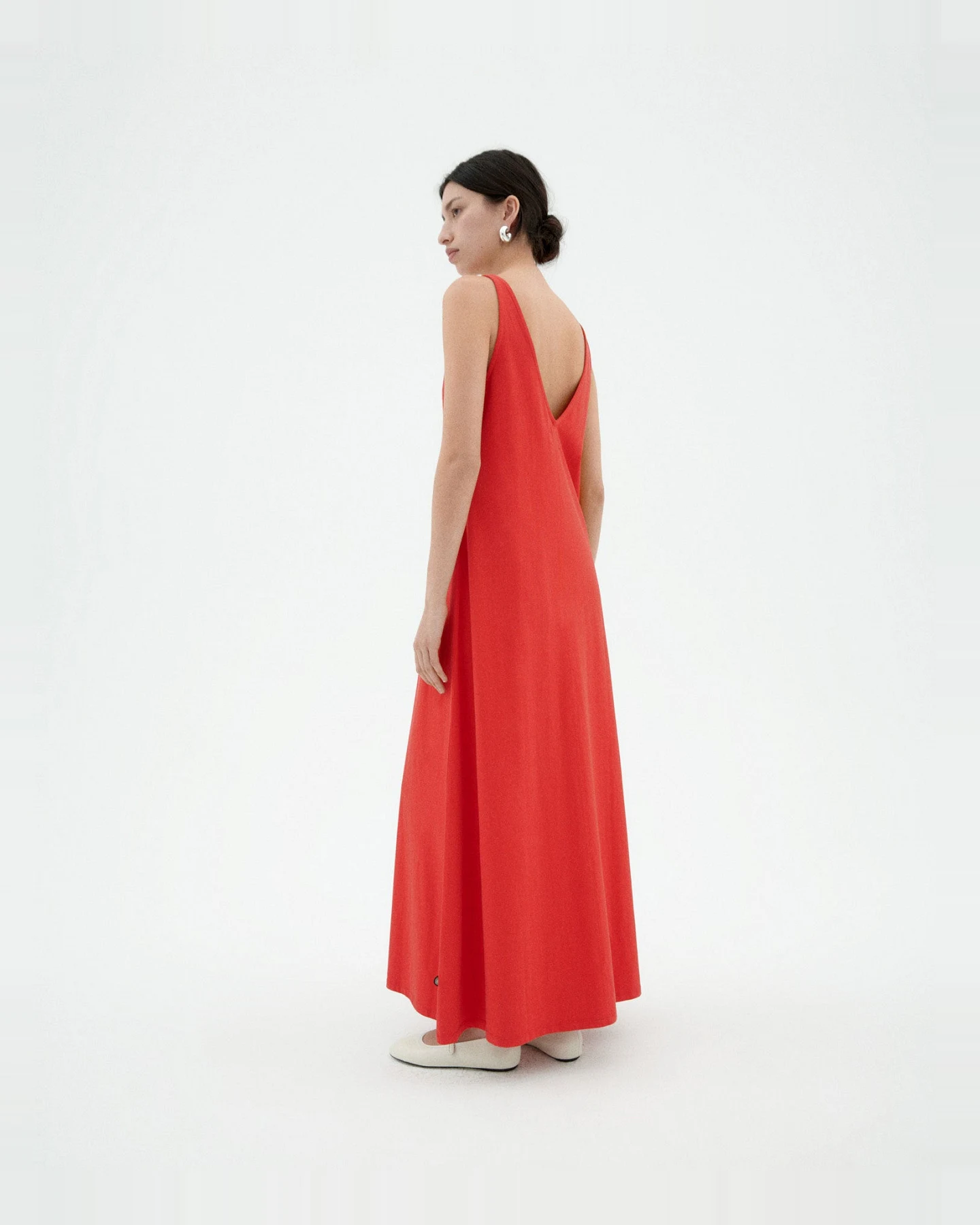 Thinking MU Damen vegan Kleid Sade Rot – Ansicht 2