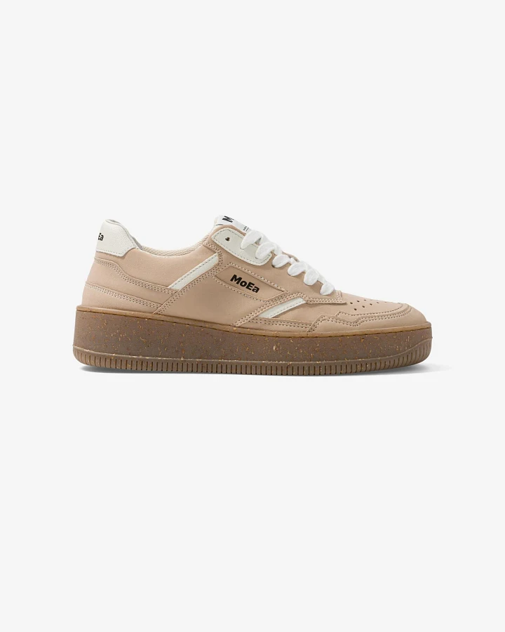 MoEa Herren vegan Sneaker Gen1 Mais Voll Vegan Wildleder Beige