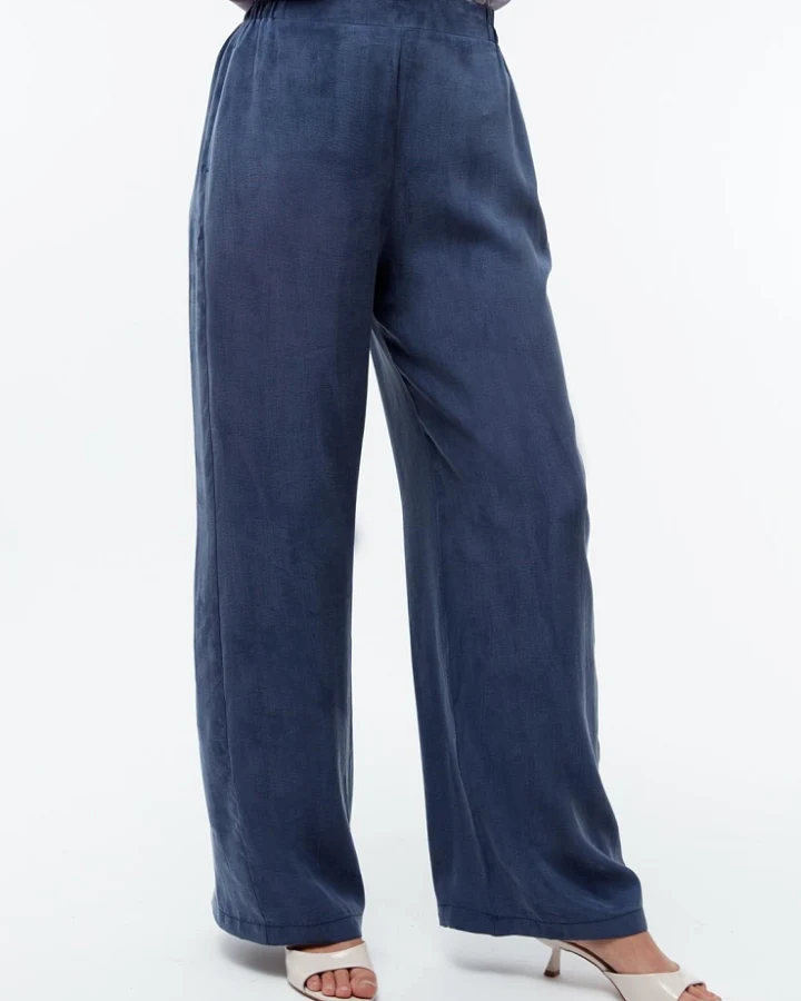 Givn Damen vegan Hose Wide Fit Nightshade Blue