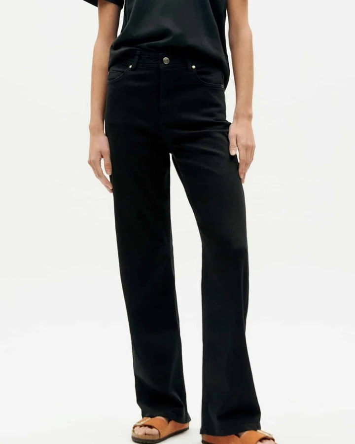 Thinking MU Damen vegan Jeans Theresa Schwarz