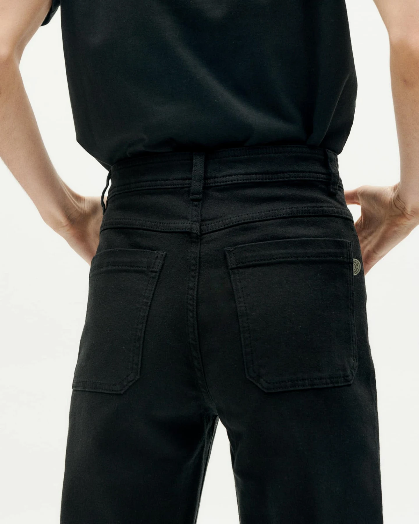 Thinking MU Damen vegan Jeans Theresa Schwarz – Ansicht 2