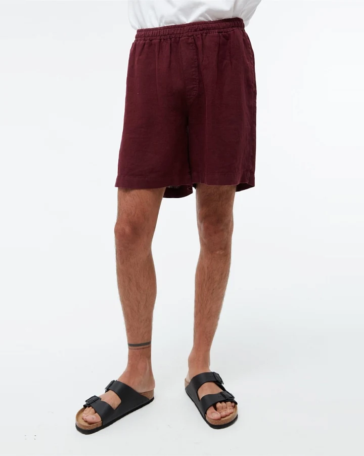Givn Herren vegan Shorts Laurin Burgundy