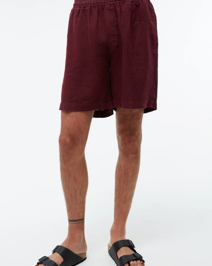 Givn Herren vegan Shorts Laurin Burgundy